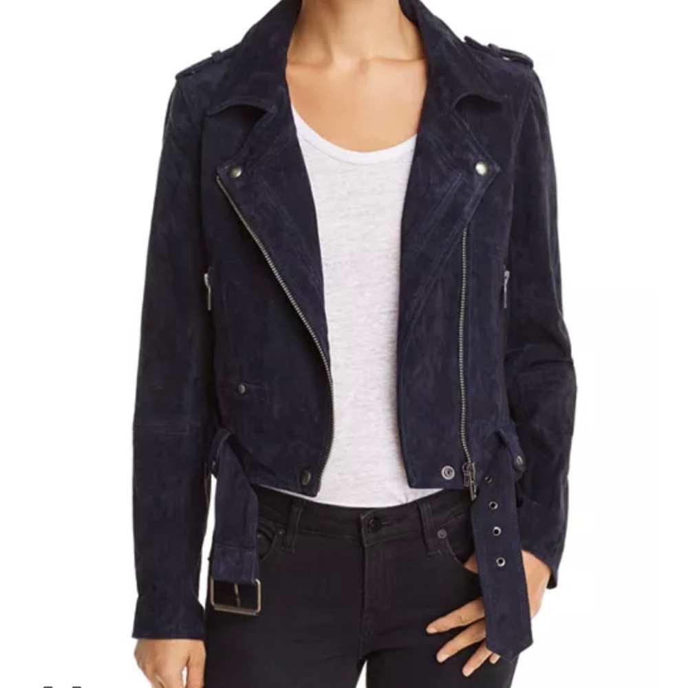 BlankNYC suede moto jacket